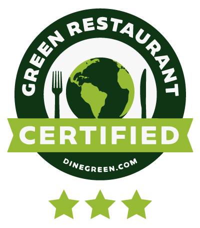 Green Restaurant - Certified - 3 stars logo